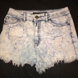 High waisted shorts and overalls